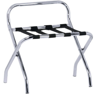 Folding trestle for lugagge, chrome