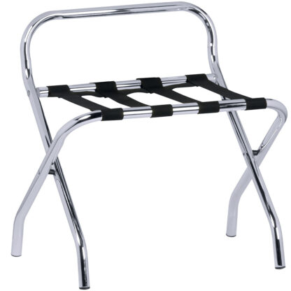 Folding trestle for lugagge, chrome