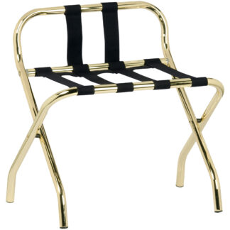 Folding trestle for luggage, gilded