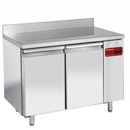 Wall freezing table, ventilated, 2 doors GN 1/1, 260 liters (without group)