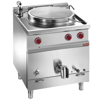Gas boiling pan 50 liters - indirect heating