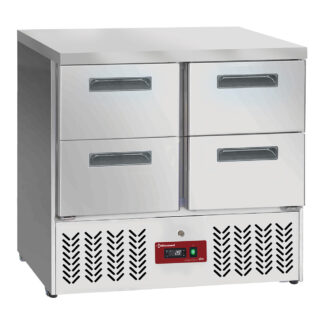 Refrigerated counter 4x 1/2 drawers GN 1/1