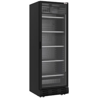 Vitrine ventilée positive 382 litres NOIRE