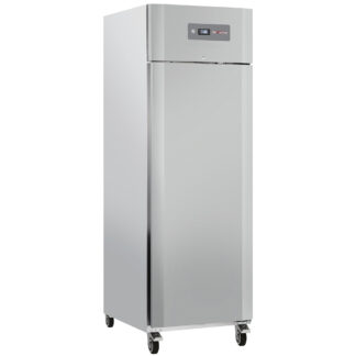 Ventilated freezer cabinet 600 liters 1 door GN 2/1, on wheels, 2 with brakes