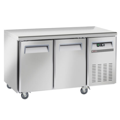 Freezing table, ventilated, 2 doors GN 1/1, on wheels, 2 with brakes