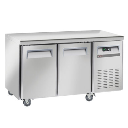 Cooling table, ventilated, 2 doors GN 1/1, on wheels, 2 with brakes