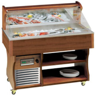 Refrigerated fish display
