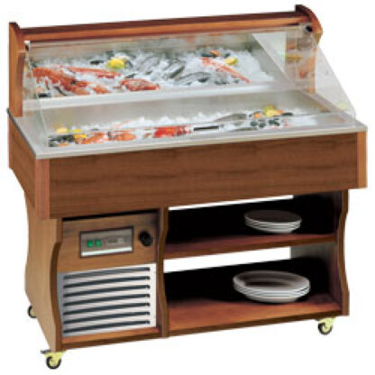 Refrigerated fish display