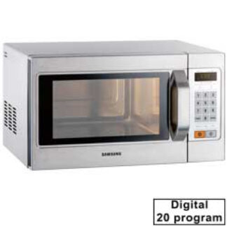 Professional microwave in stainless steel, digital 1050 W (26 Lt)