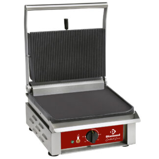 MEDIUM contact-grill, enamelled plates