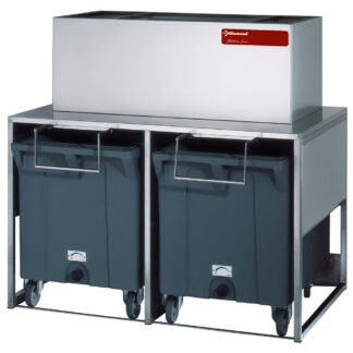 Storage baskets + trolleys 2x 108 kg
