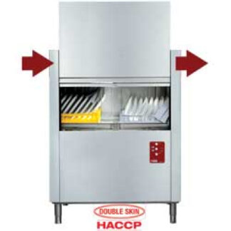 Dishwasher with traction drawn baskets "Traction Line" 100Bas/h - 230/3
