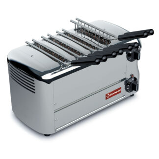 Electric toaster (croque-monsieur), 4 tongs - Stainless steel.