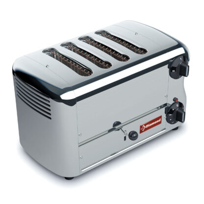 Electric roast bread  4 sections - Silver