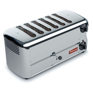 Electric roast bread  6 sections - Silver