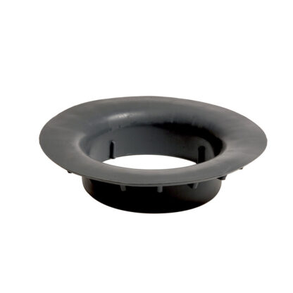 Complementary rubber frange for waste bin
