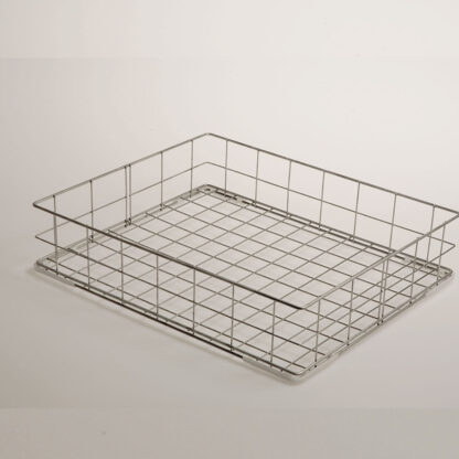 Standard stainless steel basket for pot wash