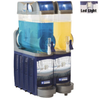 Refrigerated drink dispenser, 2x 14 Lt.