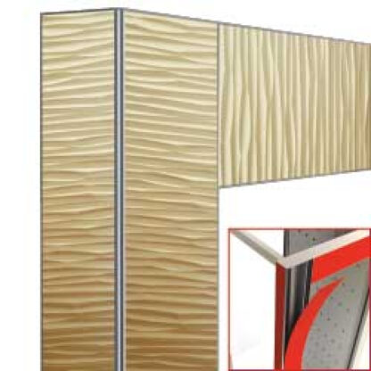 Deco display 530Lt. Wave of Gold - magnetic