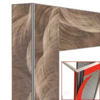 Deco display 530Lt. Satin copper - magnetic