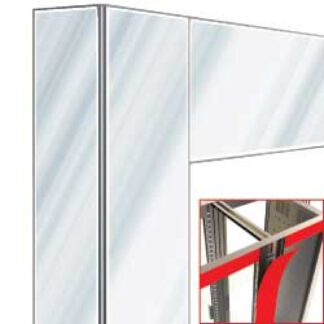 Deco junction 2x216Lt. Polished steel- magnetic