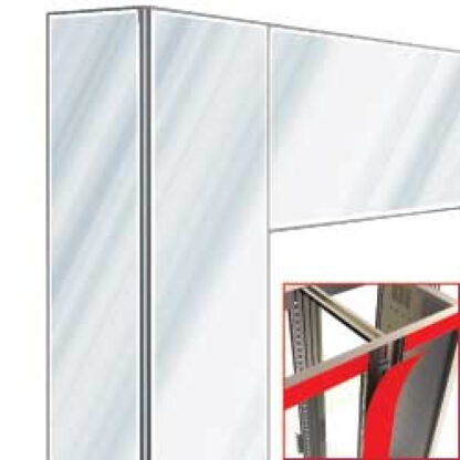 Deco junction 2x216Lt. Polished steel- magnetic