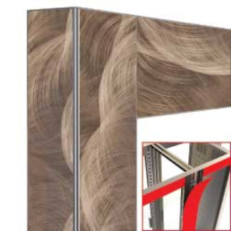 Deco junction 2x216Lt. Satin copper - magnetic