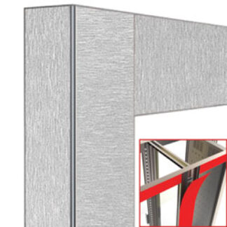 Deco junction 2x216Lt. Satin steel- magnetic