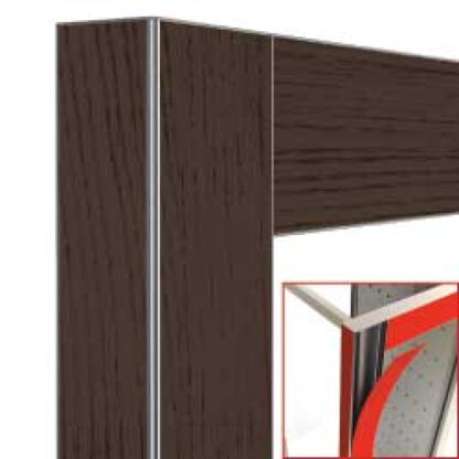 Deco display 216Lt. Wenge wood - magnetic