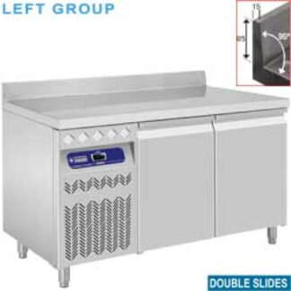 Ventilated "mural" cooling table, 2 doors GN 1/1, 260 Lit. unit on the left