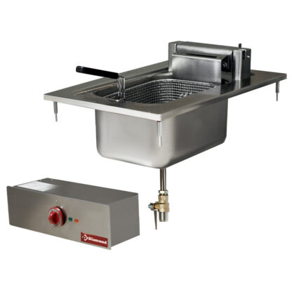 Electric fryer 1 basin 10 liters, drop in