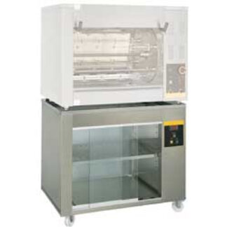 Heated mobile base, chicken grill (48 pcs) - 1410 mm