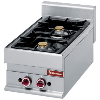 Gas cooker 2 burners -Top-