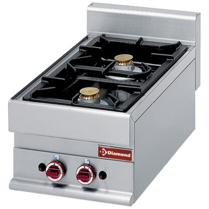 Gas cooker 2 burners -Top-