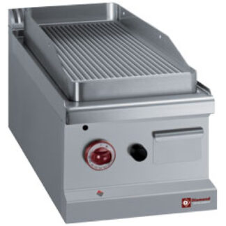 Gas ribbed fry top -Top-