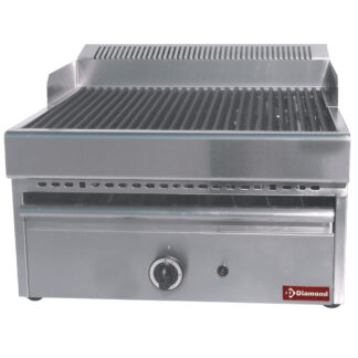 Gas steam-grill with cooking grid in cast iron -Top-