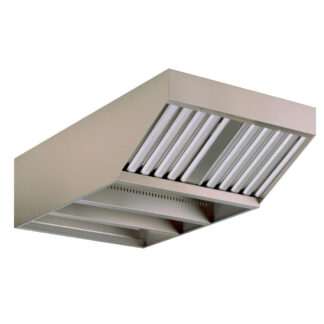 Neutral cooker hood, oven 10x GN 1/1
