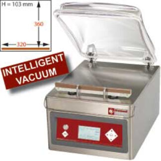 Vacuum machine 360x320xh103 mm, LCD screen