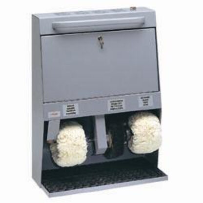 Shoe cleaning machine, 3 brushes