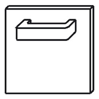 Cupboard door 450 mm (right or left)