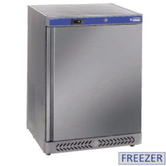 Static freezer, 150 liters. Outside stainless steel
