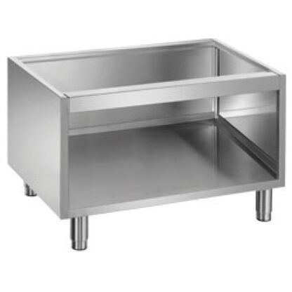 Open base on removable feet in stainless steel