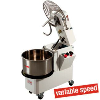 Kneader 22 liters tilting head, removable bowl, variable speeds