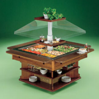 Central refrigerated island capacity 8x GN 1/1