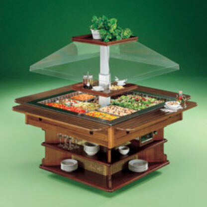 Central refrigerated island capacity 8x GN 1/1