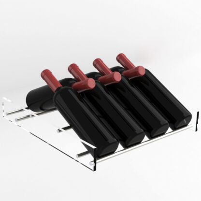 Structure with lateral plexiglass and aluminum rods