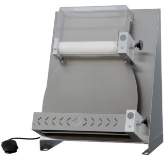 Pizza roller Ã˜ 420 mm, 2 rollers "Linear", in stainless steel