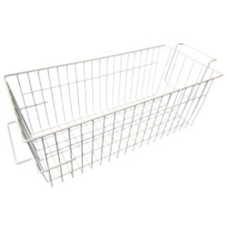 Basket in plasticized steel (766x275xh230 mm) for panoramic deep freezez VISUAL