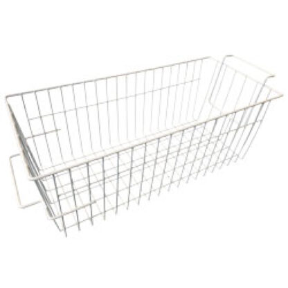 Basket in plasticized steel (766x275xh230 mm) for panoramic deep freezez VISUAL