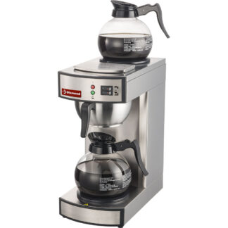Coffee percolating machine - 1 group + 2 heating plates - Semi-automatic